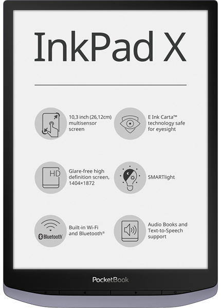PocketBook InkPad X za širjenje bralnih obzorij